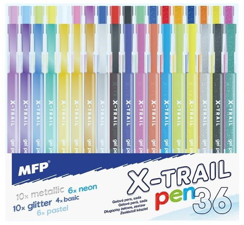 MFP X-trial - Set of 36 - Gel Pen  - Main image