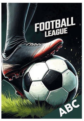 MFP na písmena Fotbal - Desky na sešity - Main image