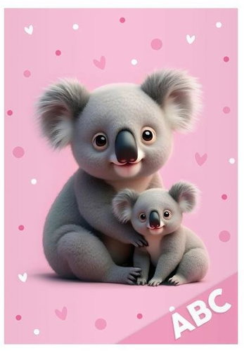 MFP na písmena Koala - Desky na sešity - Main image