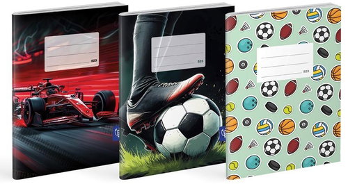 MFP Lux A5 523 SPORT - set 3 ks  - Exercise Book - Main image