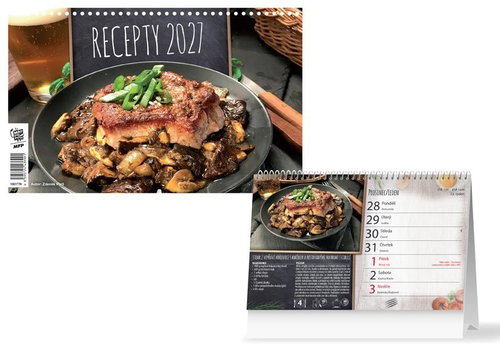 MFP 2027 Recipes - Desk Calendar - Main image