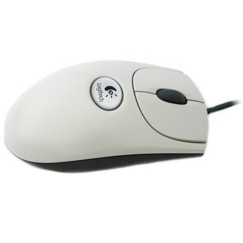Myš Logitech B58 bílá (white) optická, PS/2 + USB - Mouse - Main image
