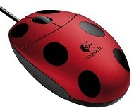 Myš Logitech LadyBird Optical Mini mouse - beruška - USB - Mouse