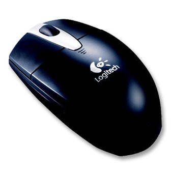 Myš Logitech Cordless Optical Mouse For Notebook černá (black), USB - Mouse - Main image