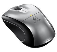 Logitech V450 Cordless Notebook Laser Mouse stříbrno-černá - Myš