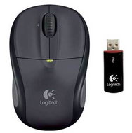 Logitech V220 Cordless Notebook Mouse černo-šedá - Mouse