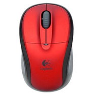 Logitech V220 Cordless Notebook Mouse červeno-šedá  - Mouse