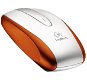 Myš Logitech V500 Cordless Notebook Mouse oranžovo - stříbrná (orange - silver) bezdrátová optická,  - Mouse