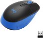 Logitech Wireless Mouse M190, Blue - Mouse
