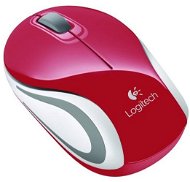 Logitech Wireless Mini Mouse M187 Red - Mouse
