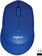 Logitech Wireless Mouse M330 Silent-Plus, blau - Maus