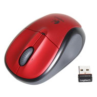 Logitech M305 rubínově červená - Myš