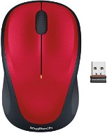 Logitech M235 Wireless Mouse - piros - Egér