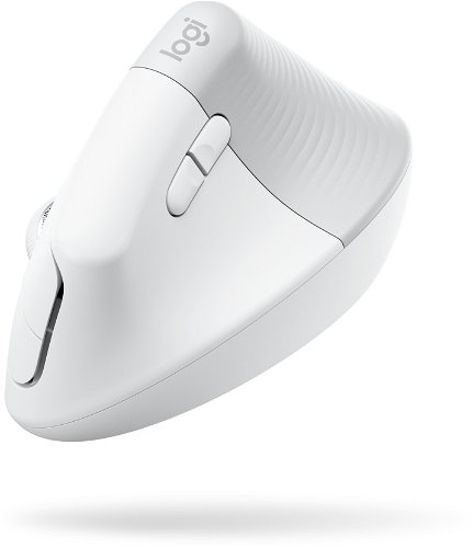 Logitech Lift Vertical Ergonomic Mouse, Wireless, Bluetooth or