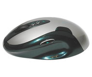 Myš Logitech G7 Cordless Laser Mouse černo-zelená (black-green), bezdrátová laserová, 2000dpi, 5 tl. - Myš