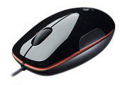 Logitech LS1 Laser Mouse Black-Orange - Mouse
