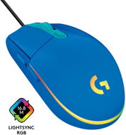 Logitech G203 LIGHTSYNC, Blue - Gamer egér