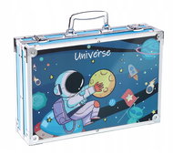 MG Art Suitcase Universe Painting Set for Kids 145 pcs, blue - Art Supplies