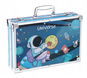 MG Art Suitcase Universe sada pro malování v kufříku pro děti 145 ks, modré - Výtvarné potřeby