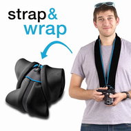  Miggo Strap &amp; Wrap CSC blue-black  - Camera Strap