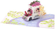 3D Wedding Car Card - Greeting Card