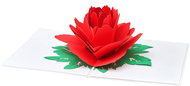 3D Peony Greeting Card - Greeting Card