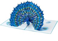 Gift Card 3D card Proud Peacock - Přání