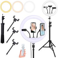 LED světlo Livefy RL-18 Selfie kruhové, 18'' + stativ 2,2 m, černé - LED světlo
