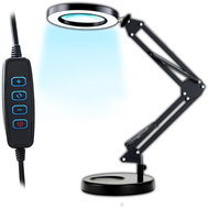 MG FX310 LED desk lamp with magnifying glass, black - Table Lamp