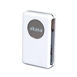 Externí hub AKASA AK-HB-01WH, 4 porty USB 2.0, bílý (white) - USB Hub - Main image
