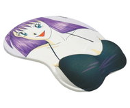 Gelová obrázková "Dívčí vnady" šedá - Mouse Pad