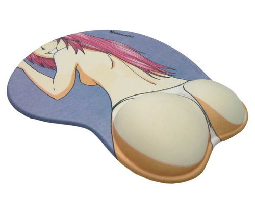Gel picture "Girl background" white - Mouse Pad - Main image
