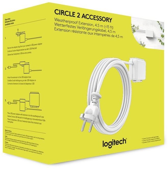 Logitech circle hot sale 2 weatherproof extension