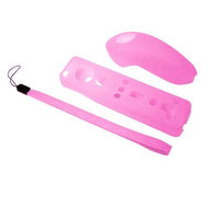 MAD CATZ Wii Skinz růžový - Silicone Sleeve