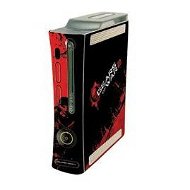 Faceplate MAD CATZ Xbox 360 Gears Of War II. - RED MARCUS, dark red - -