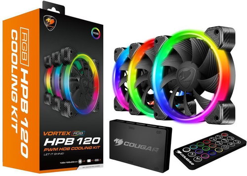 Cougar VORTEX HDB RGB COOLING KIT - PC Fan - Main image