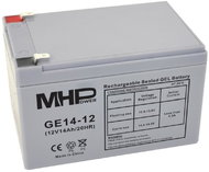 MHPower gel battery 12 V/14 Ah, Faston F2 - 6,3 mm, Deep Cycle, GE14-12 - UPS Batteries