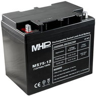 MHPower MS75-12 AGM 12V/75Ah lead acid battery, Terminal B4 - M8; MS75-12 - UPS Batteries