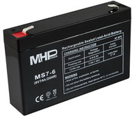 MHPower AGM lead acid battery 6 V/7 Ah, Faston F2 - 6,3 mm, MS7-6 - UPS Batteries