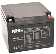 MHPower AGM lead acid battery 12 V/24 Ah, Terminal T1 - M6, MS24-12 - UPS Batteries