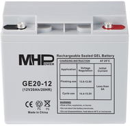 MHPower gelový akumulátor 12 V/20 Ah, Terminál T1 - M5, Deep Cycle, GE20-12 - Baterie pro záložní zdroje