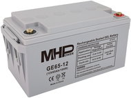 MHPower GE65-12 Gel battery 12V/65Ah, Terminal T1 - M6, Deep Cycle; GE65-12 - UPS Batteries