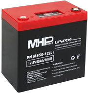 MHPower MS50-12(L) Lithium battery LiFePO4 12V/50Ah, Terminal LC5 - M8 - UPS Batteries
