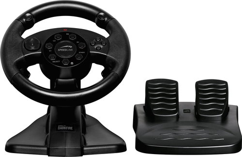 SPEED LINK DARKFIRE Black - Steering Wheel - Main image