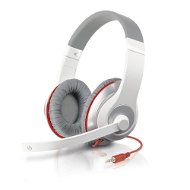 SPEED LINK AUX Stereo Headset (White-Red) - Slúchadlá