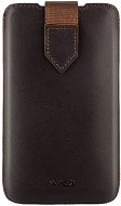 Vicious and Divine - Leather Soft Pouch L (dark brown) - Phone Case