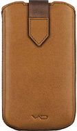 Vicious and Divine - Leather Soft Pouch L (light brown) - Phone Case