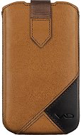Vicious and Divine - Leather Soft Pouch ML (light brown brown) - Phone Case