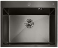 MIXXUS MH5843 Graphite Stainless steel sink with trap, graphite - Stainless Steel Sink