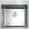 Decor SS colour Stainless steel sink with trap, stainless steel